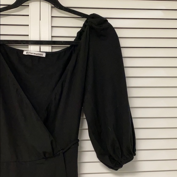 Reformation Calabra Quarter Sleeve Midi Dress NWT - Picture 5 of 8